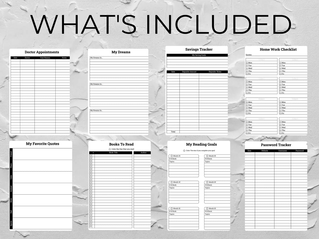 ADHD Printable Planer